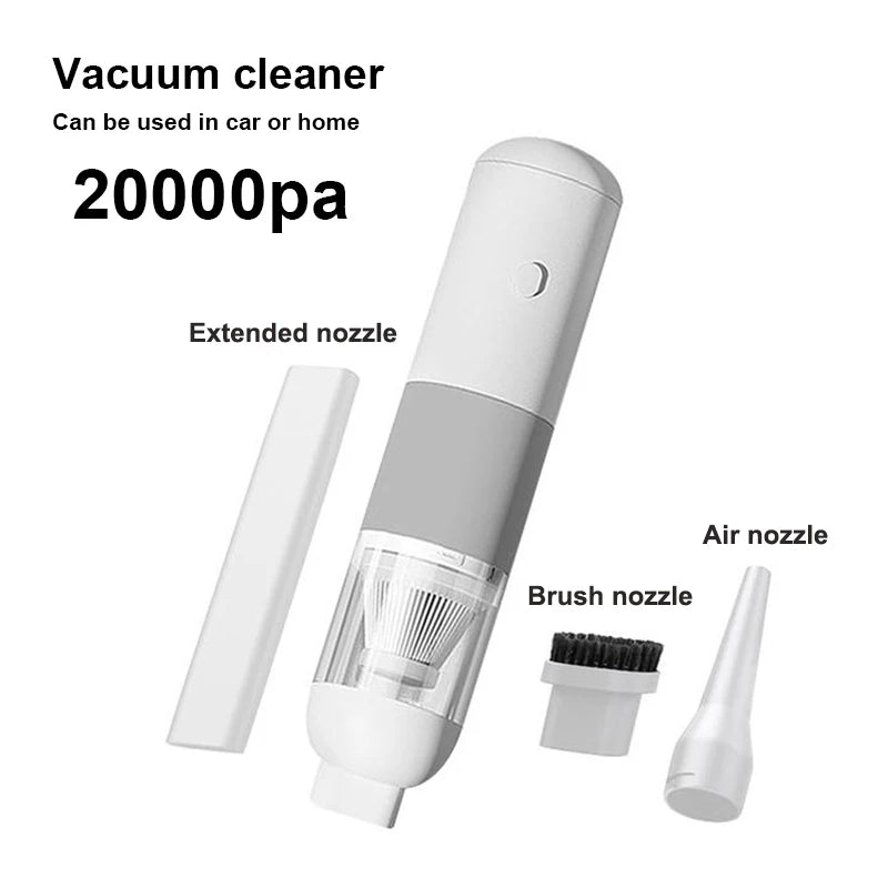 Xiaomi New Car Vacuum Cleaner Portable Mini Handheld Vacuum Cleaner Smart Home Car Dual-purpose Mi Wireless 20000PA Dust Catcher